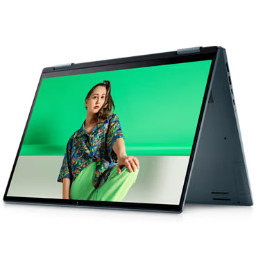 dell inspiron 16 21 in 1 promo image folded over in its tablet mode