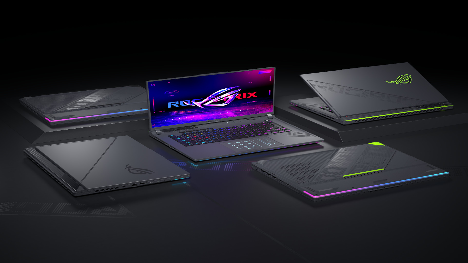how long should a laptop last - a group of Asus republic of gamers laptops