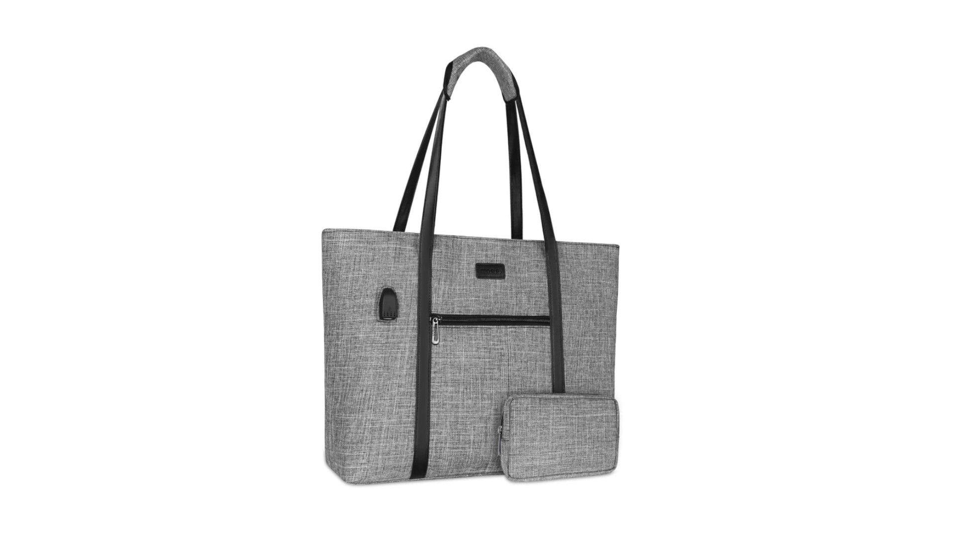 best laptop bags - an image of the mosiso laptop tote bag in grey